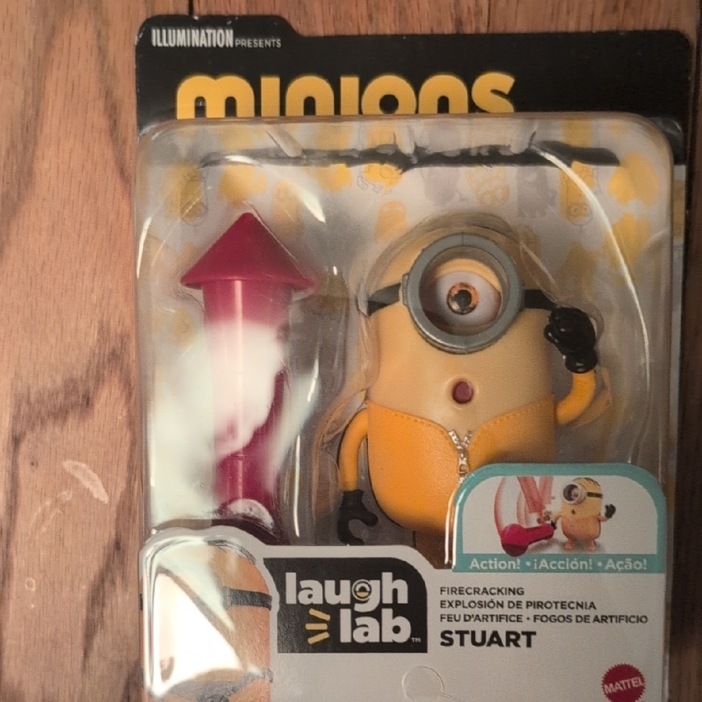 Minions Stuart Laugh Lab Toy